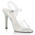 Fabulicious GALA-08DM Sandalettes Clear Rhinestones Transparent Silver EU-38 / US-8