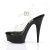 Pleaser DELIGHT-608 Clear/Black EU-35 / US-5