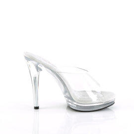 Fabulicious GLORY-501 Mules Clear EU-38 / US-8