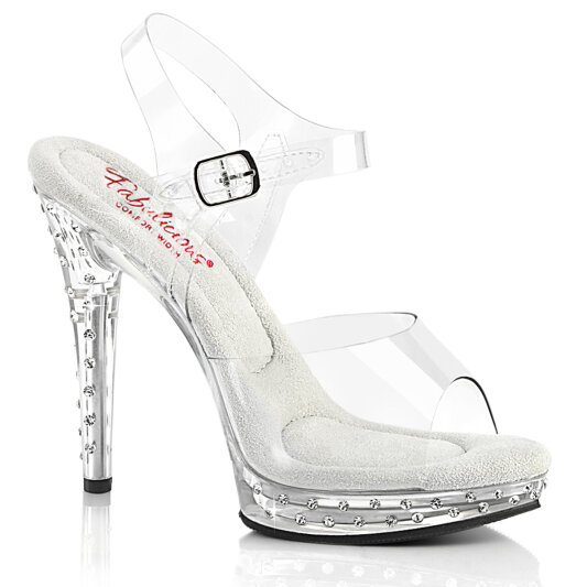 Fabulicious GLORY-508SDT Sandalettes Clear EU-41 / US-11