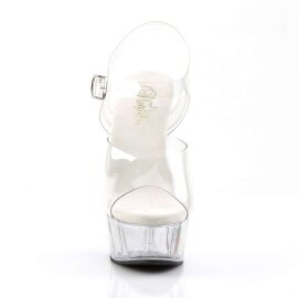 Pleaser DELIGHT-608 Clear/Clear EU-37 / US-7