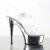 Pleaser DELIGHT-608 Clear/Silver Chrome EU-35 / US-5