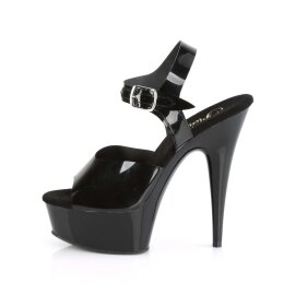 Pleaser DELIGHT-608N Black (Jelly-Like) TPU/Black EU-37 / US-7