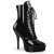 Devious INDULGE-1020 Platform Ankle Boots Patent Black EU-41 / US-11