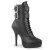 Devious INDULGE-1026 Platform Ankle Boots Faux Leather Black EU-41 / US-11