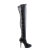 Devious INDULGE-3000 Platform Overknee Boots Faux Leather Black EU-38 / US-8