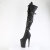 Pleaser INFINITY-3028 Platform Overknee Boots Faux Leather Black EU-39 / US-9