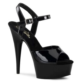 Pleaser DELIGHT-609 Black Patent/Black EU-35 / US-5