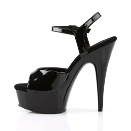Pleaser DELIGHT-609 Black Patent/Black EU-37 / US-7