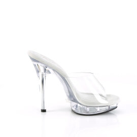 Fabulicious LIP-101 Mules Clear EU-38 / US-8