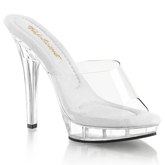 Fabulicious LIP-101 Mules Clear EU-42 / US-12
