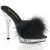 Fabulicious LIP-101-8 Mules Clear Black EU-37 / US-7