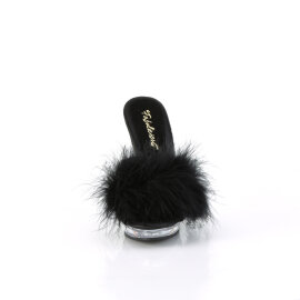 Fabulicious LIP-101-8 Mules Clear Black EU-39 / US-9