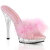 Fabulicious LIP-101-8 Mules Clear Pink EU-35 / US-5