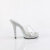 Fabulicious LIP-101DM Mules Clear Rhinestones Silver EU-39 / US-9
