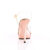 Fabulicious LIP-108 Sandalettes Chrome Clear Gold EU-35 / US-5