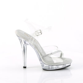 Fabulicious LIP-108R Sandalettes Clear EU-40 / US-10