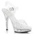 Fabulicious LIP-108RS Sandalettes Clear Rhinestones Transparent EU-39 / US-9