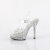 Fabulicious LIP-108RS Sandalettes Clear Rhinestones Transparent EU-40 / US-10