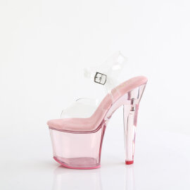 Pleaser LOVESICK-708T Platform Sandalettes Smoke Pink EU-35 / US-5
