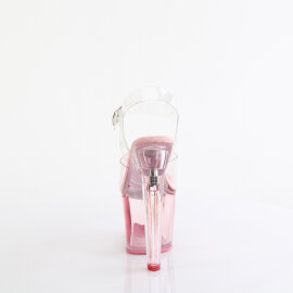 Pleaser LOVESICK-708T Platform Sandalettes Smoke Pink EU-35 / US-5