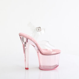Pleaser LOVESICK-708T Platform Sandalettes Smoke Pink EU-35 / US-5