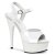 Pleaser DELIGHT-609 White Patent/White EU-35 / US-5