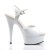 Pleaser DELIGHT-609 White Patent/White EU-35 / US-5