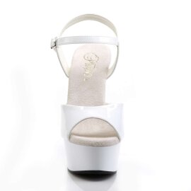 Pleaser DELIGHT-609 White Patent/White EU-37 / US-7