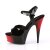 Pleaser DELIGHT-609BR Black Patent/Red-Black EU-35 / US-5