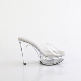 Fabulicious MARTINI-501 Platform Mules Clear EU-39 / US-9