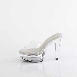 Fabulicious MARTINI-501 Platform Mules Clear EU-38 / US-8