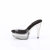 Fabulicious MARTINI-501 Platform Mules Clear Smoke Black EU-41 / US-11