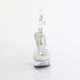 Fabulicious MARTINI-505 Platform Sandalettes Clear EU-39 / US-9
