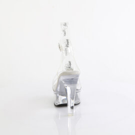 Fabulicious MARTINI-505 Platform Sandalettes Clear EU-39 / US-9