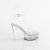 Fabulicious MARTINI-505 Platform Sandalettes Clear EU-39 / US-9