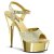 Pleaser DELIGHT-609G Gold Multi Glitter/Gold Chrome EU-38 / US-8