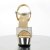 Pleaser DELIGHT-609G Gold Multi Glitter/Gold Chrome EU-38 / US-8