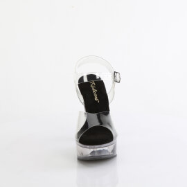 Fabulicious MARTINI-508 Platform Sandalettes Clear Smoke...