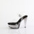Fabulicious MARTINI-508 Platform Sandalettes Clear Smoke Black EU-38 / US-8