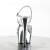Pleaser DELIGHT-609G Silver Multi Glitter/Silver Chrome EU-41 / US-11