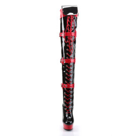 Funtasma MEDIC-3028 Platform Overknee Boots Patent Black...