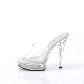 Fabulicious MAJESTY-501 Platform Mules Clear EU-36 / US-6