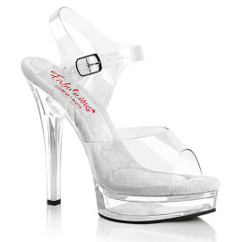 Fabulicious MAJESTY-508 Platform Sandalettes Clear EU-36 / US-6