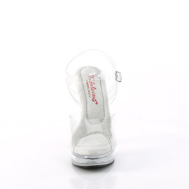 Fabulicious MAJESTY-508 Platform Sandalettes Clear EU-36 / US-6