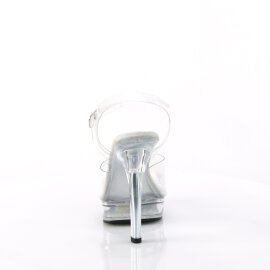 Fabulicious MAJESTY-508 Platform Sandalettes Clear EU-36 / US-6
