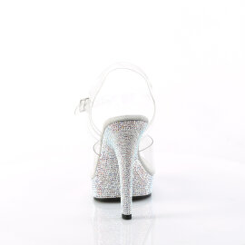 Fabulicious MAJESTY-508DM Platform Sandalettes Clear EU-36 / US-6