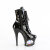 Pleaser MOON-1020DIA Platform Ankle Boots Faux Leather Black EU-37 / US-7