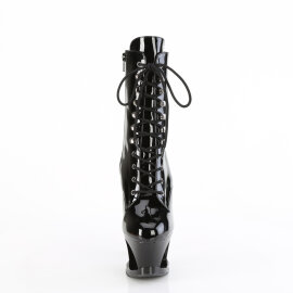 Pleaser MOON-1020SK Platform Ankle Boots Patent Black...