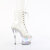 Pleaser MOON-1021C-DIA Platform Ankle Boots Clear EU-35 / US-5
